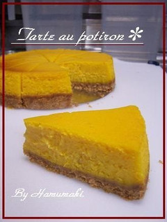 A picture of Kabocha Squash Tart with an Easy Tart Crust.