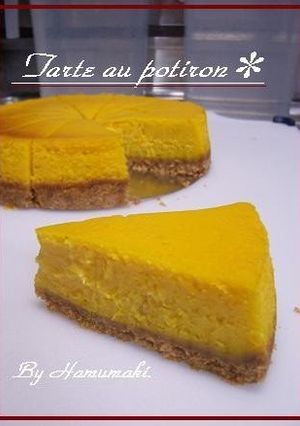 A picture of Kabocha Squash Tart with an Easy Tart Crust.