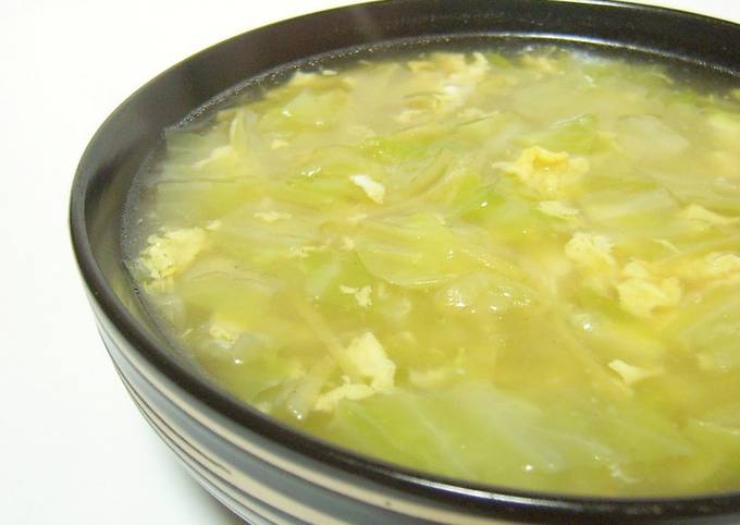 Recipe of Any-night-of-the-week Cabbage-filled Chinese Soup