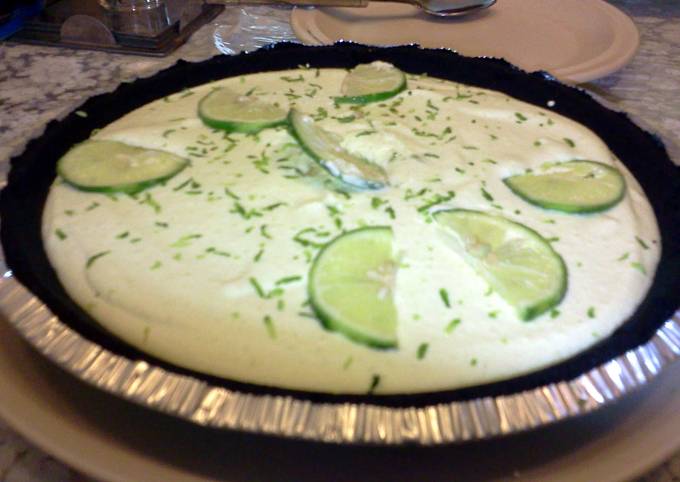 "Revamped" Easy No Bake Key Lime Pie