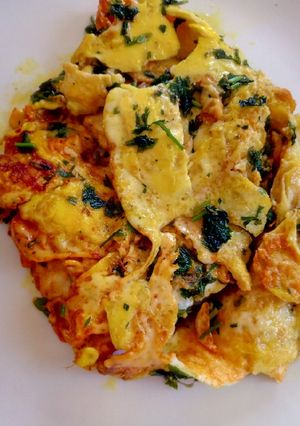 A picture of Tumeric Omelette.