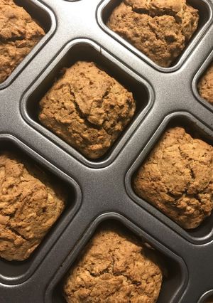 Almás, banános muffinkák recept fotója