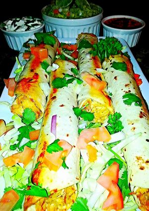 A picture of Mike's Texas Sized Taquitos!.