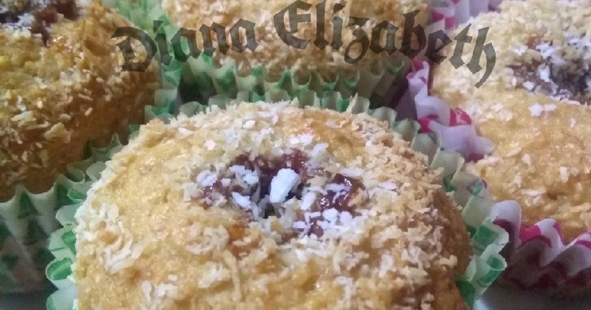 Muffins de banana y dulce de leche.👩🏼‍🍳🍌 Receta de Diana Elizabeth
