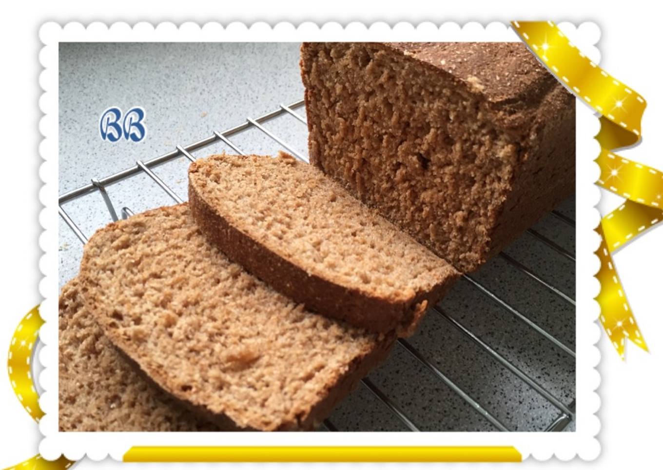 Roti tawar gandum/whole wheat bread