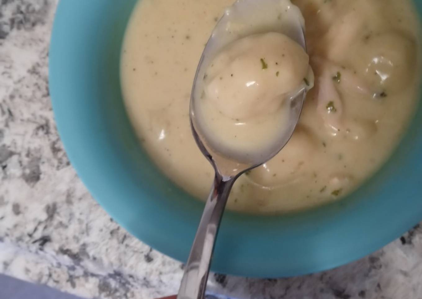 Creamy and thick chicken n dumplins