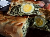 Tarta de verduras con masa casera