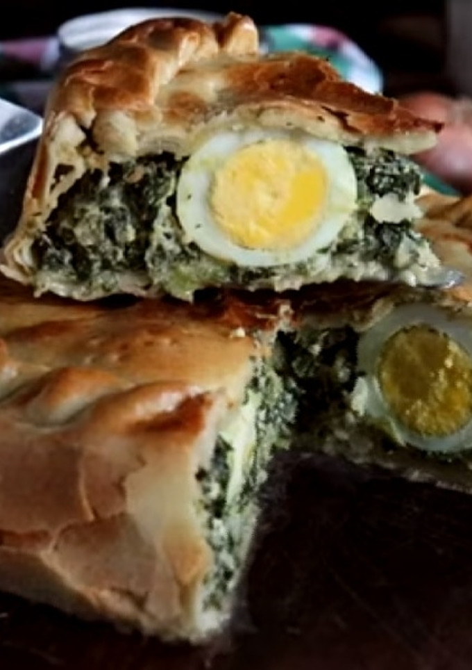 Una foto de Tarta de verduras con masa casera