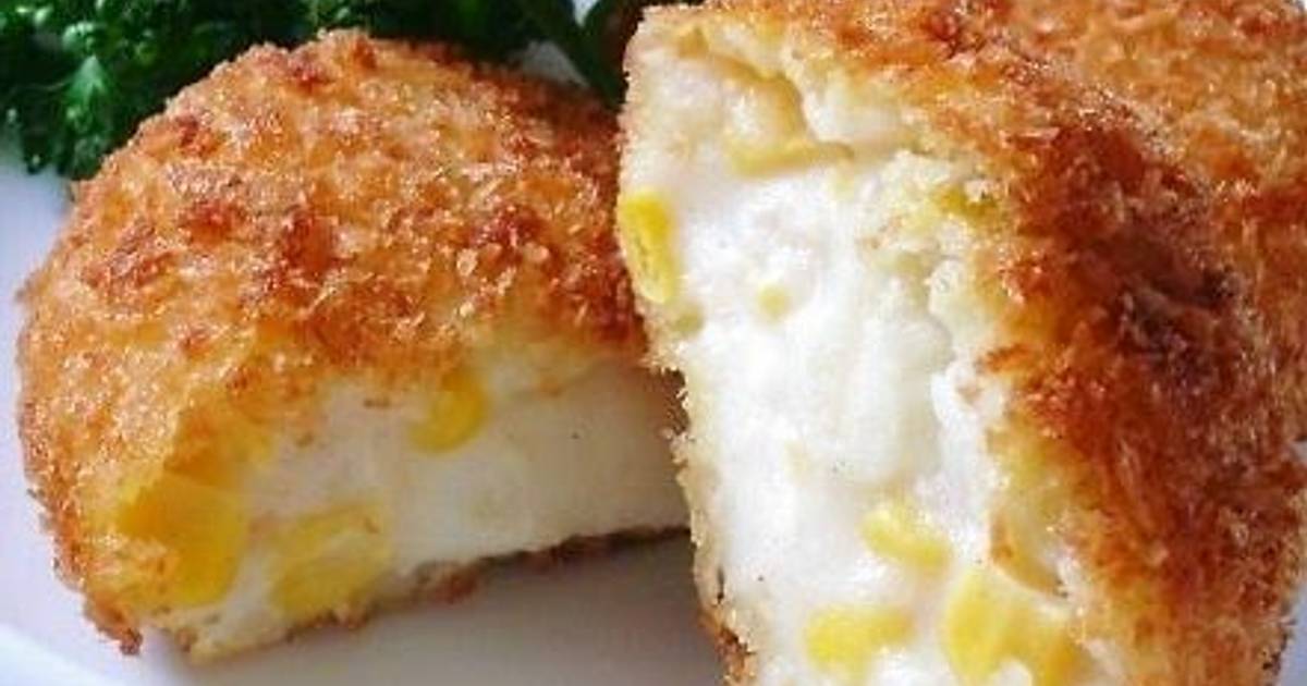 Potato & Corn Cream Croquettes Recipe by cookpad.japan Cookpad