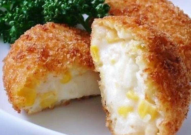 Step-by-Step Guide to Potato &amp; Corn Cream Croquettes