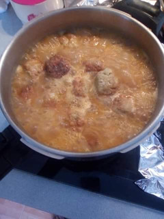 Una foto de Albóndigas al avecrem