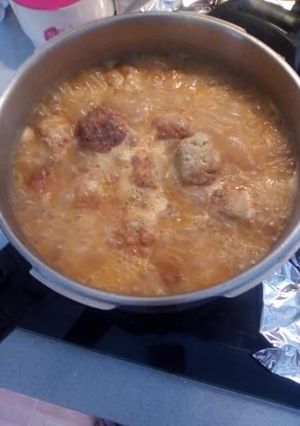Una foto de Albóndigas al avecrem