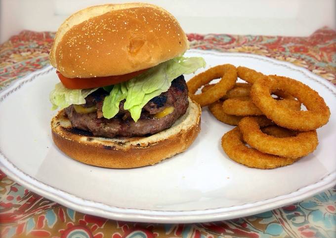 Step-by-Step Guide to Make Quick Bacon Mushroom Stuffed Cheese Burgers