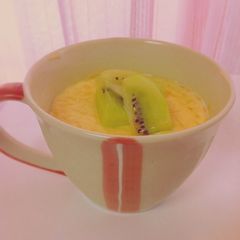A picture of Smooth Pudding in a Mug Made in the Microwave.