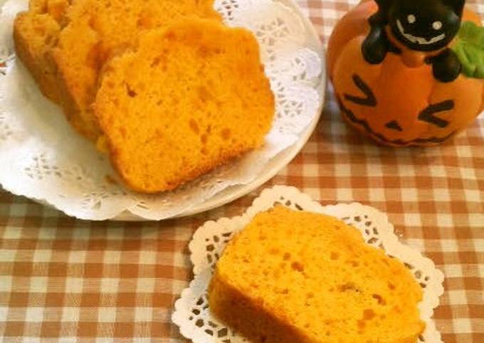 Egg-less Simple and Fluffy Kabocha Squash Cake