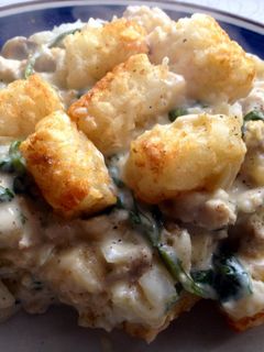A picture of Fancified Tator Tot Hotdish.