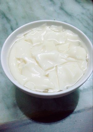 Hình của món Tào phớ đơn giản tại nhà.