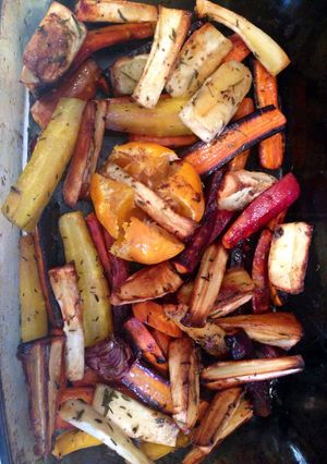 A picture of Spiced And Roasted Winter Veg.