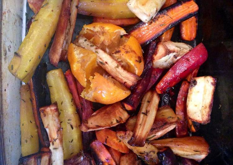Steps to Prepare Any-night-of-the-week Spiced And Roasted Winter Veg