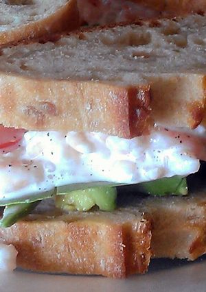 A picture of Shrimp Sandwiches.