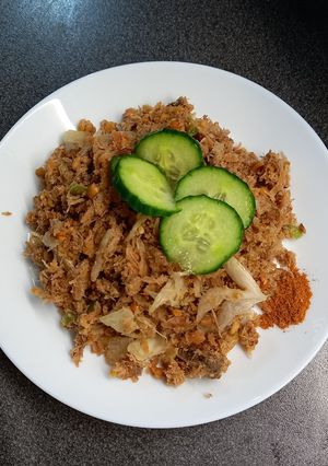 Une photo de Poulet pilé gaba gaba