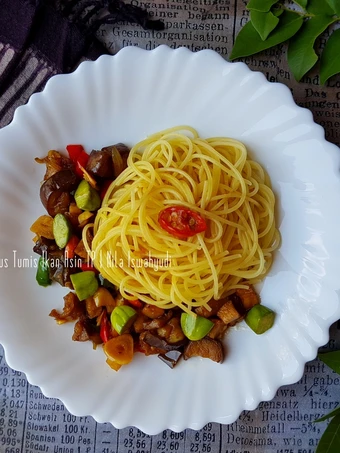 Langkah Gampang Menyiapkan Resep Spaghetti Tumis Ikan Asin TP yang Bisa Manjain Lidah Anti Ribet, Mantap