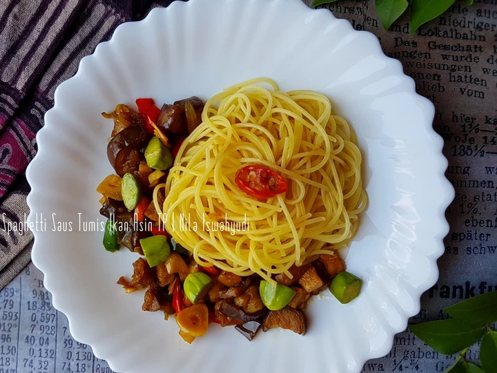 Langkah Gampang Menyiapkan Resep Spaghetti Tumis Ikan Asin TP yang Bisa Manjain Lidah Anti Ribet, Mantap