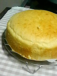 A picture of Fluffy Sponge Cake with Pancake Mix.