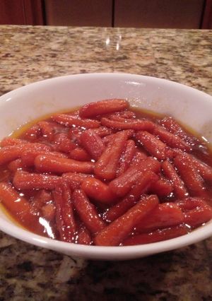 A picture of Crock-Pot Citrus Glazed Carrots.
