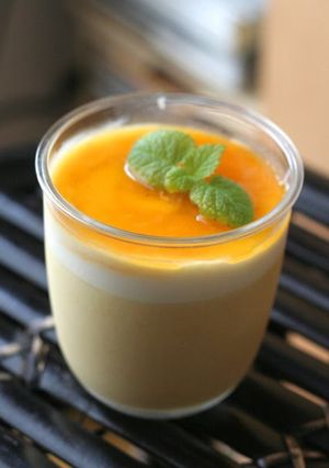 A picture of Easy Thick and Creamy Mango Custard.