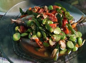 Foto resep Tumis Ikan Cue Cabe Hijau Pake Pee