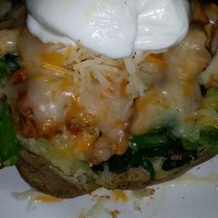 A picture of Quick & easy BAKED POTATOES.