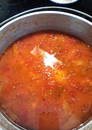 A picture of Homemade Beef Soup.