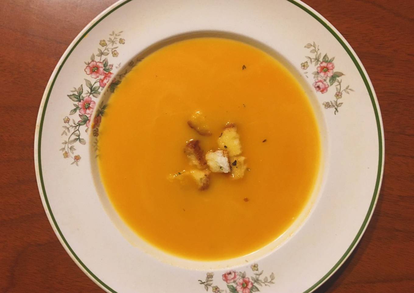 Sopa crema de calabaza 🎃🧡