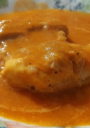 Una foto de Contramuslos de pollo a la sidra
