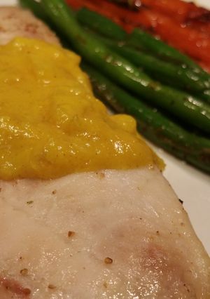 A picture of Tropical Coconut Tilapia.