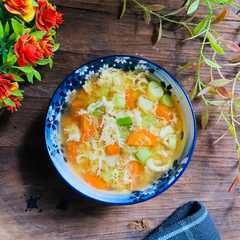 Telur Wortel Kuah Soto-レシピのメイン写真