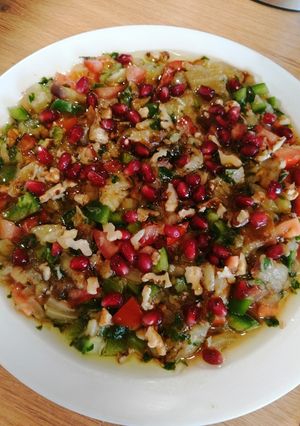 صورة لوصفة بابا غنوج ع الطريقة الشامية 😋