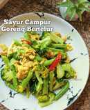 Sayur Campur Goreng Bersama Telur