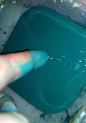 A picture of Homemade Slime.