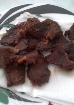 Foto resep Empal daging kerbau goreng