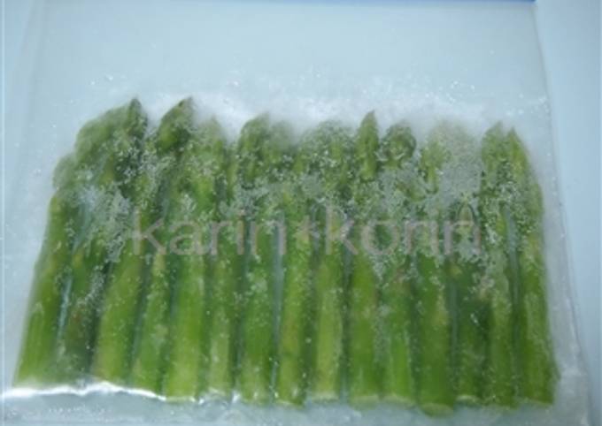 How to Store Frozen Asparagus in the Microwave recipe main photo