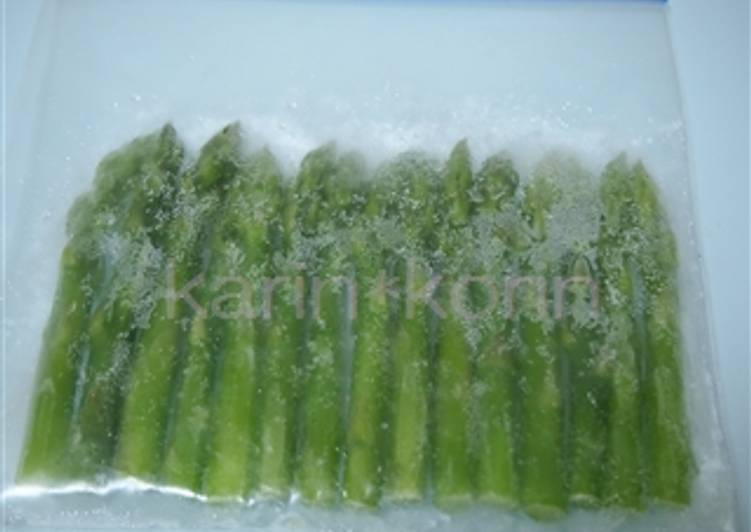 Recipe of Homemade How to Store Frozen Asparagus in the Microwave