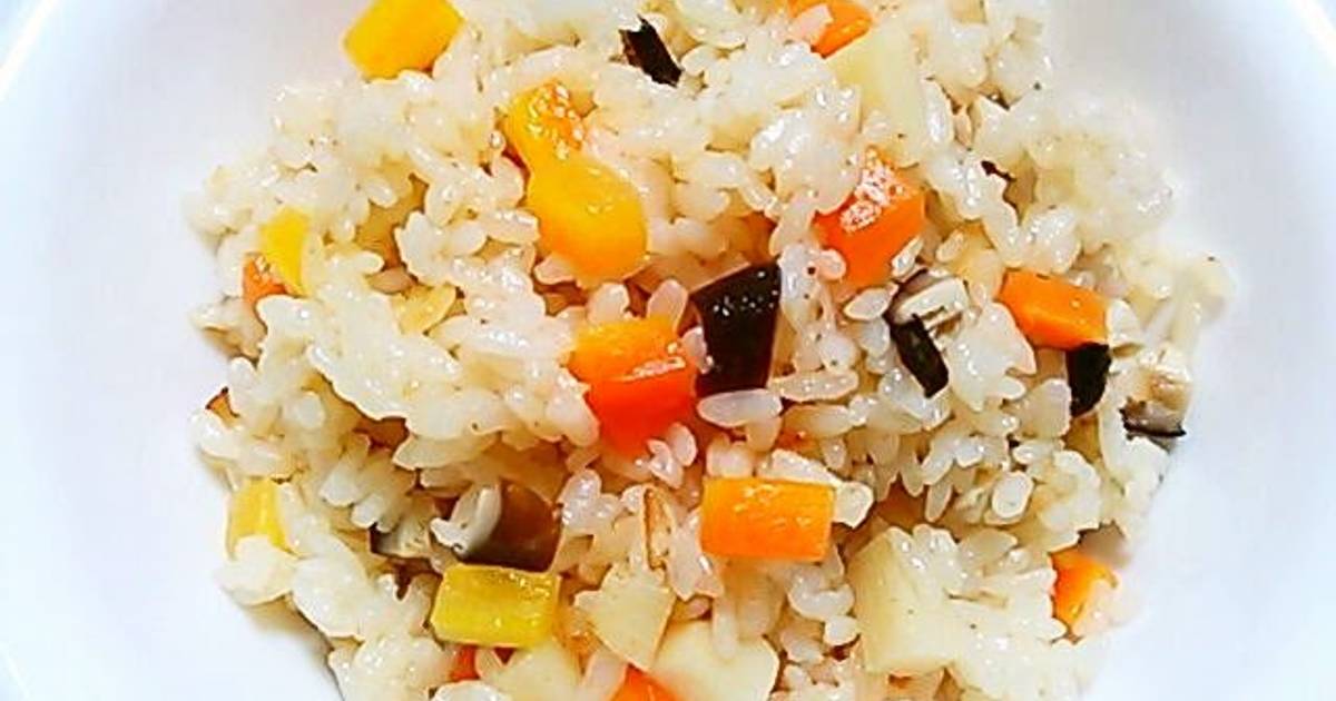 Chinese Mixed Rice With Chicken Broth Recipe By Cookpad Japan Cookpad