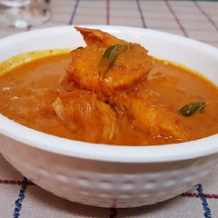 A picture of Goan prawns curry.