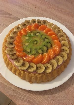Gyümölcs torta recept fotója