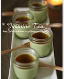 Matcha Pudding with Green Tea