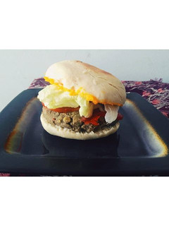 Una foto de Hamburguesas de Lentejas Veganas