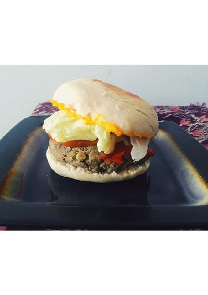 Una foto de Hamburguesas de Lentejas Veganas
