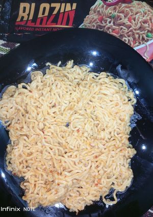 A picture of Spicy maggi.